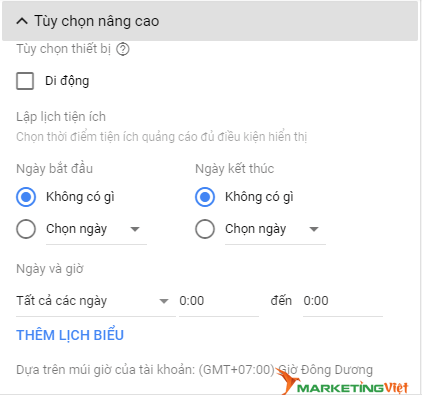 Tiện ích mở rộng cuộc gọi nâng cao - Quảng cáo Google Adwords